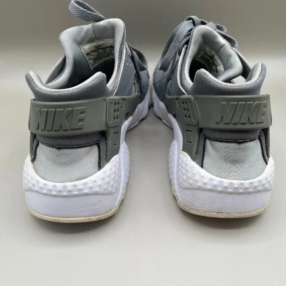 Nike Women's Grey Huarache Sz 9w - Picture 5 of 9
